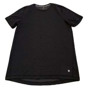 Apana Black Short Sleeve Athletic T-Shirt - Men's/Unisex - Size Medium